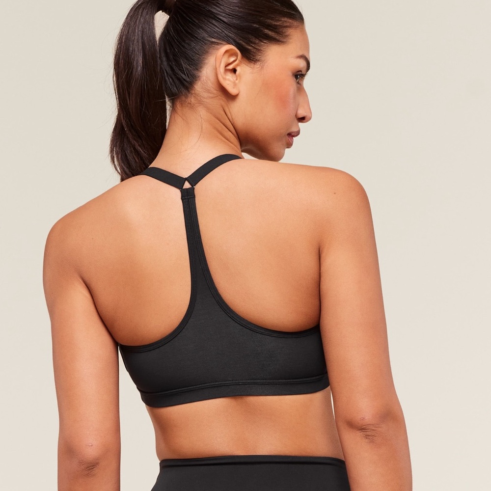 Gymshark Black Racerback Sports Bra